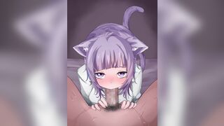 Okayu’s Sticky Mouth (No Sound) [Kagami_Moch]