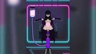 Raven and Big Horse Dick Toy