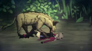 Vivi and the magical island – Vivi attacked by hyena.
