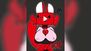 Youtube cat with human body and big red breasts