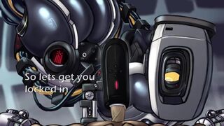 GLaDOS masturbating a human
